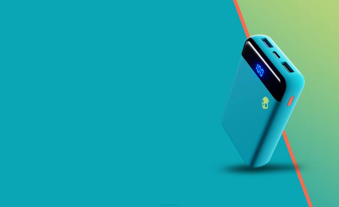 Fat Fast and Flexible Fat Stash 2 10000 mAh Portable Battery Pack XXFB39Skullcandy