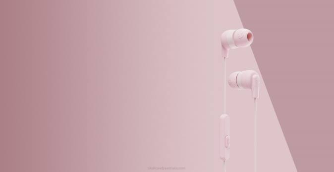 THE ORIGINAL ESSENTIAL Ink'd+Earbuds with Microphone XXFB31 Faded Pink Skullcandy