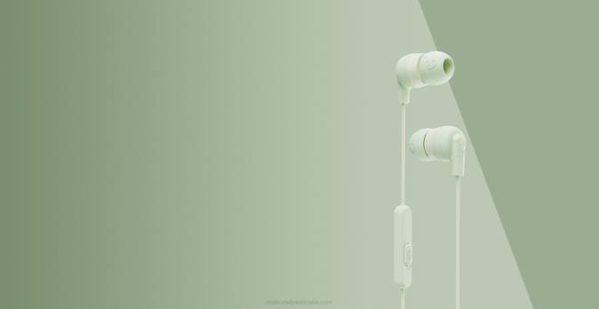 THE ORIGINAL ESSENTIAL Ink'd+Earbuds with Microphone XXFB34 Fresh Mint Skullcandy