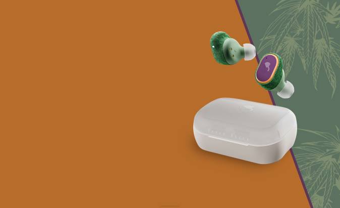 A limited strainof high-grade buds Grind True Wireless Earbuds XXFB8 Haze Skullcandy