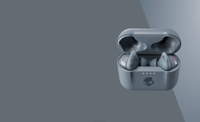 No Wires No Noise Indy ANC Noise Canceling True Wireless XXFB4 Chill Grey Skullcandy