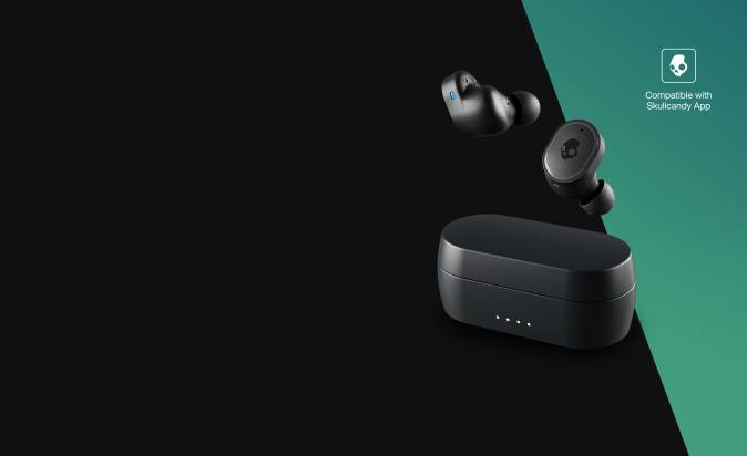 Perfectly Simple Noise Canceling Sesh ANC True Wireless Earbuds XXFB6 Black Skullcandy