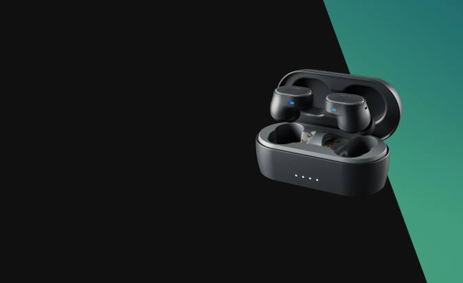 Perfectly Simple Noise Canceling Sesh ANC True Wireless Earbuds XXFB6 Black Skullcandy