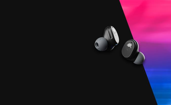 Pocket-Sized and Customized Mod True Wireless Earbuds XXFB19 True Black Skullcandy