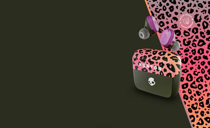 Skullcandy X Burton Mod True Wireless Earbuds XXFB1 Naughty Nature Skullcandy