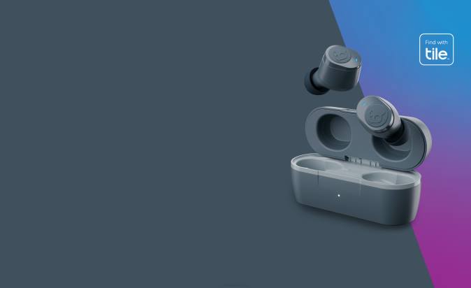 TOTALLY WIRELESS ESSENTIAL Jib True 2Wireless Earbuds XXFB25 Chill Grey Skullcandy