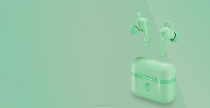 TRUE FREEDOM AMPLIFIED Indy Evo True Wireless Earbuds XXFB17 Pure Mint Skullcandy