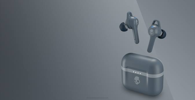 TRUE FREEDOM AMPLIFIED Indy Evo True Wireless Earbuds XXFB18 Chill Grey Skullcandy