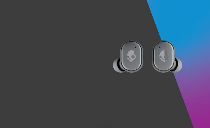 Upgradable tech premium sound Grind True Wireless Earbuds XXFB11 Chill Grey Skullcandy