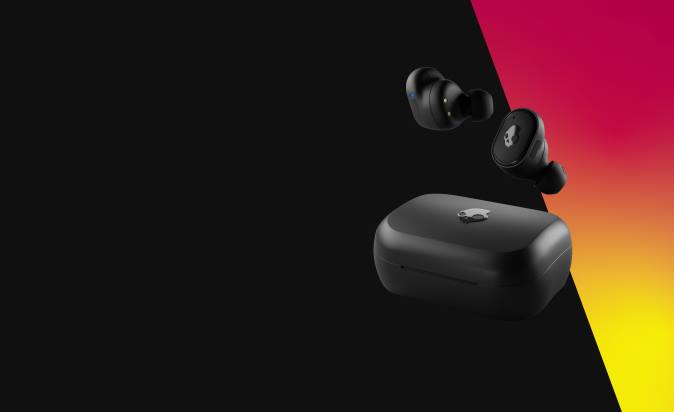 Upgradable tech premium sound Grind True Wireless Earbuds XXFB9 True Black Skullcandy