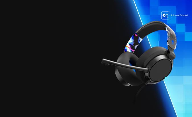 Advanced GamingTuned To You SLYR Pro Multi-Platform Wired Gaming Headset XXFB53 Blue DigiHype Skullcandy