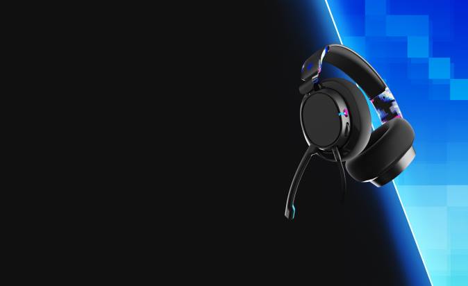 Advanced GamingTuned To You SLYR Pro Multi-Platform Wired Gaming Headset XXFB53 Blue DigiHype Skullcandy