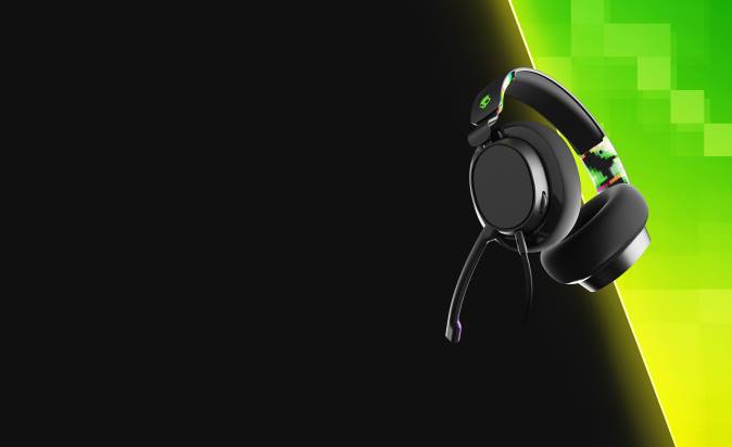 Gaming EssentialPremium Sound SLYR Multi-Platform Wired Gaming Headset XXFB55 Green DigiHype Skullcandy
