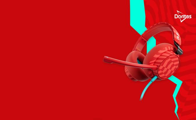 Skullcandy X Doritos SLYR Multi-Platform Wired Gaming Headset XXFB70 Doritos Red Skullcandy