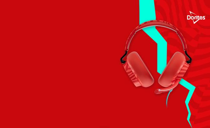 Skullcandy X Doritos SLYR Multi-Platform Wired Gaming Headset XXFB70 Doritos Red Skullcandy