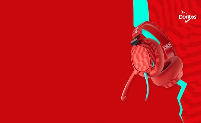 Skullcandy X Doritos SLYR Multi-Platform Wired Gaming Headset XXFB70 Doritos Red Skullcandy