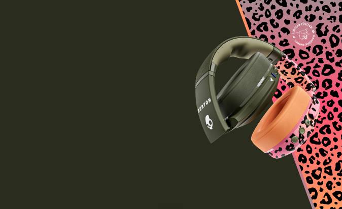 SKULLCANDY X BURTON Crusher Evo Sensory Bass Headphones withPersonal Sound XXFB59 Naughty Nature Skullcandy