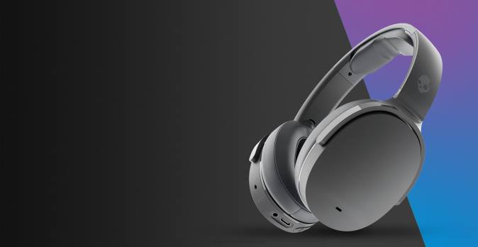 WIRELESS SIMPLICITY WITH NOISE CANCELING Hesh ANC Noise Canceling Wireless Headphones XXFB62 Chill Grey Skullcandy
